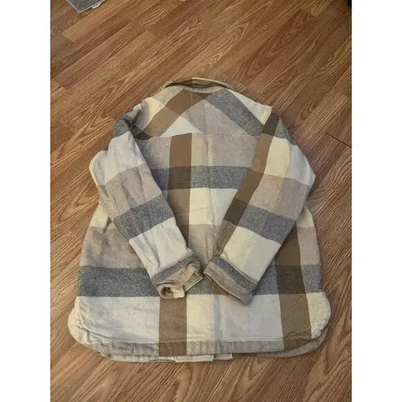 Lucky Brand Plaid Shacket Size XS - Picture 10 of 10